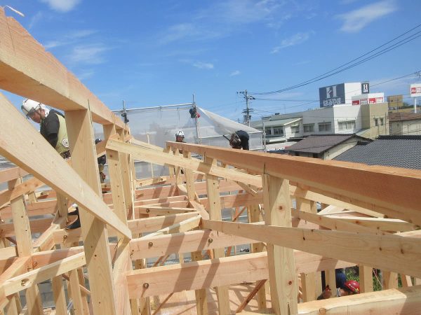 屋根・構造工事②